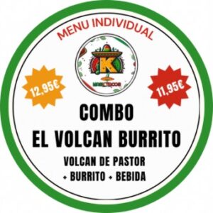 Combo Volcán-Burrito
